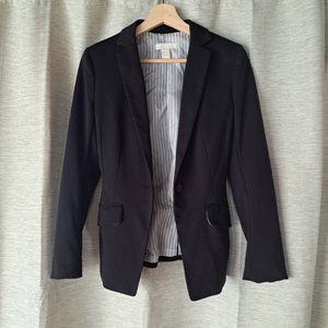 Black fitted jacket size 34 (xs) brand H&M